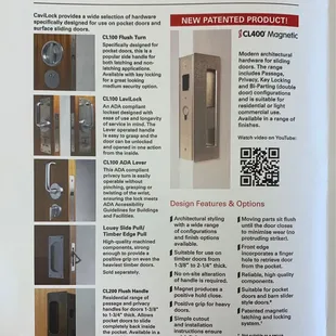 Commercial grade locking system