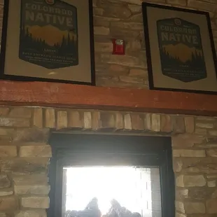 In door outdoor fireplace