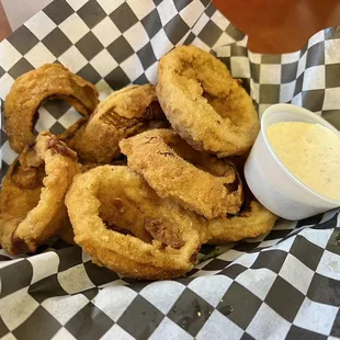 Crunchy Breaded Onion Rings
