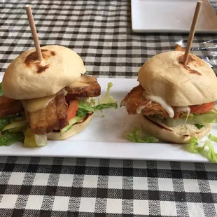 Sliders...Pork Belly is THICK cut!!