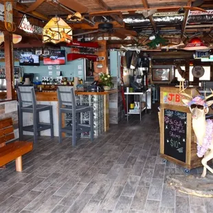 the inside of the restaurant