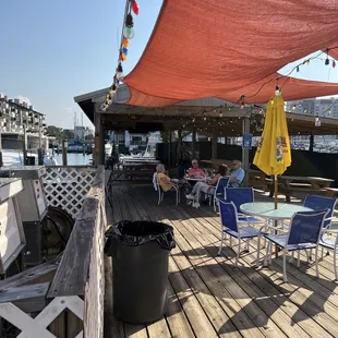 Outside eating area