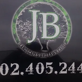 JB's Landscape and Lawn Care logo.