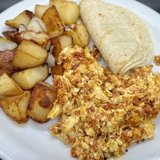 Chorizo and Eggs Combo