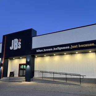 the front of the store