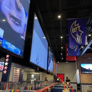 the inside of the restaurant