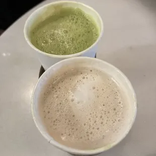 Pumpkin spice and matcha