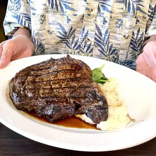 Grilled Rib-eye Steak