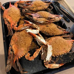 Female crabs, half dozen