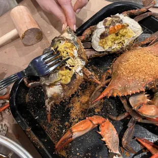 Female crabs