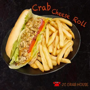 Crab cheese roll