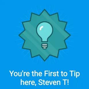 a blue background with a light bulb in the center