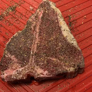 1.25" Porterhouse seasoned