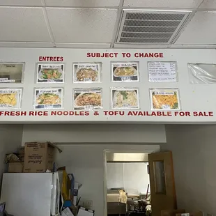 Menu - March 2023