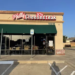 Front of store