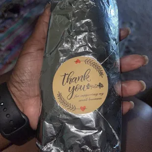 Before I opened it.