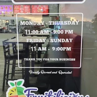 Business hours