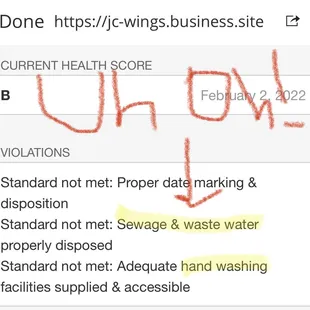 Not the &quot;Health violations&quot; combo you want to see for food handlers!