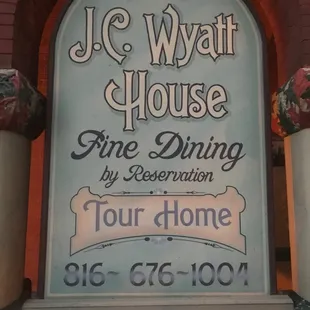 the front of the building