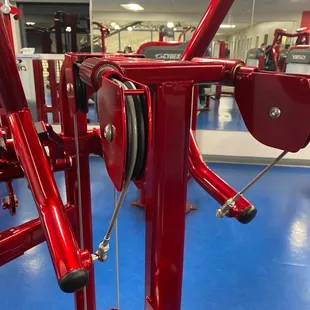 A well taken care of pull down machine.