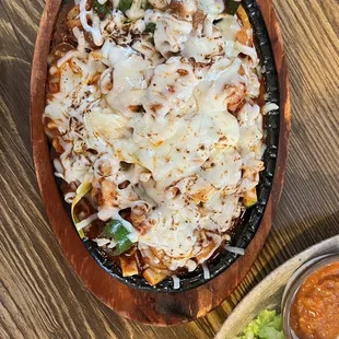 Fried chicken with cheese