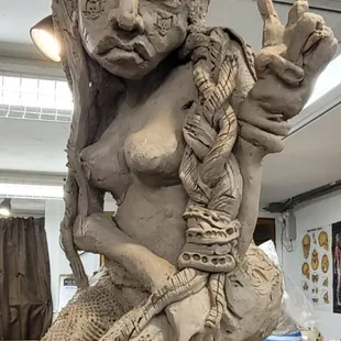 This was a full figure workshop I attended. This is called; Spirit Animal.