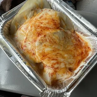 Cheesey Taters. There isn&apos;t any cheese underneath.