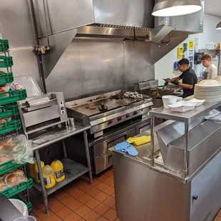 a kitchen with a lot of counter space