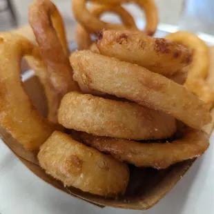 Decent onion rings