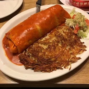 Custom vegan burrito!