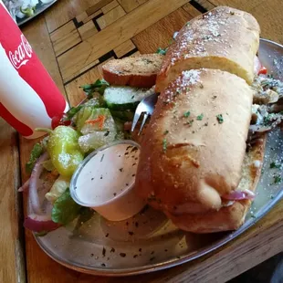 Hot Italian Roast Beef Sandwich