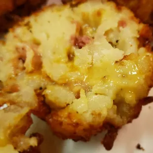 Great tots with bacon and cheese