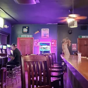 a man sitting at the bar