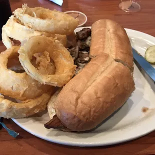 Another shot of the steak and cheese