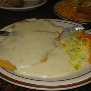 Chicken fried chicken