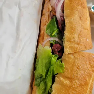 Cold turkey and roast beef