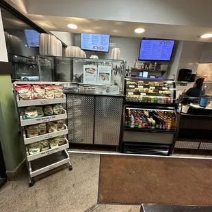 the inside of a restaurant