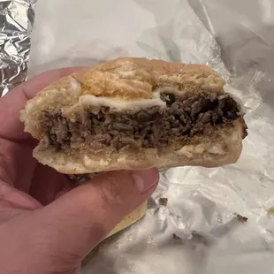 Chipotle Cheesesteak Sub w/ mushrooms... no onions/  no peppers