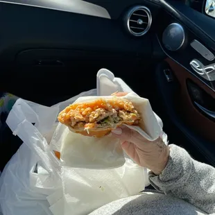 Almost finished before I remembered to take a pic of the Crunch Wrap.