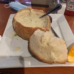 food, chowder, soup, soups and chowder