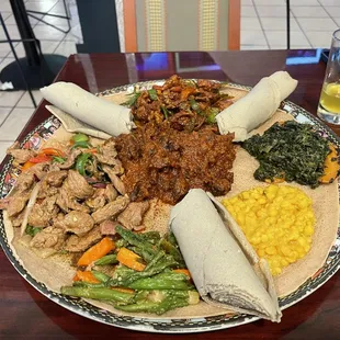 Meat combo!  The first thing on the menu.