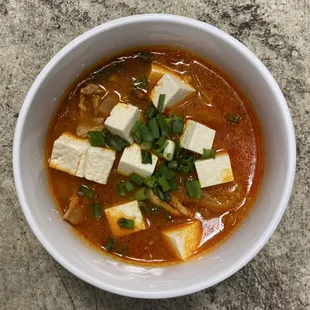 Kimchi Stew : Korean Traditional Kimchi Stew with Pork, tofu, potato etc.,