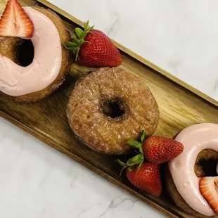 Strawberry Milkshake and Brown Butter Sea Salt available in May.