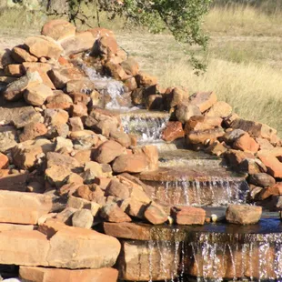 Waterfall in Papalote, TX