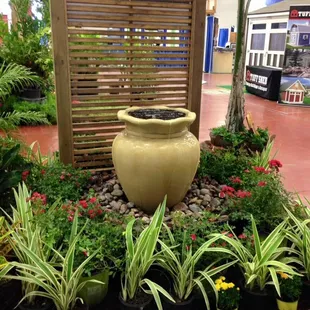 Water Feature with Privacy Panel