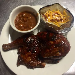 a plate of food
