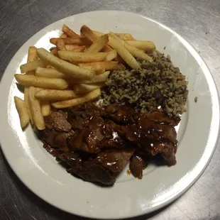 steak, food