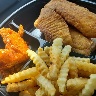 Tilapia /wing combo