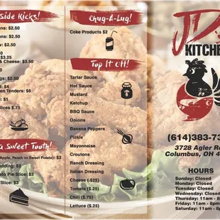 menu, burritos and wraps