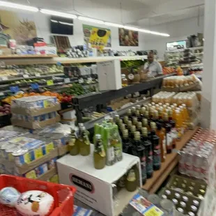 a grocery store filled with goods